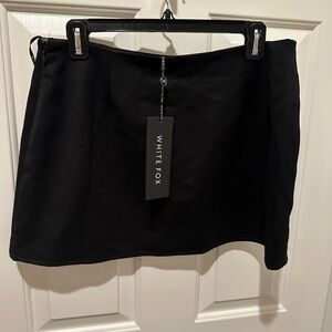 White Fox Boutique Black Mini Skirt